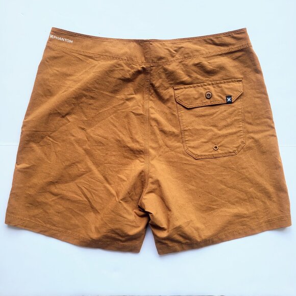 Hurley Phantom Naturals Sessions 16" Ale Brown Board Shorts Men's Waist Size 30 - Picture 8 of 11